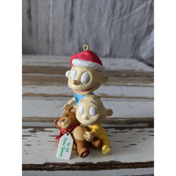 Vtg Viacom 1999 Rugrats Tommy & Dil With Presents